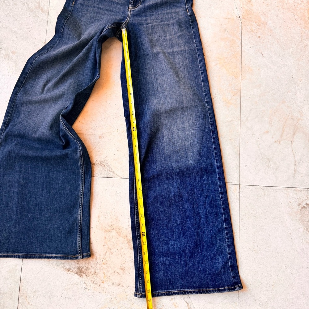 Rag & Bone Serena High Rise Blue Wide-Leg Jeans size 24 - Picture 10 of 13